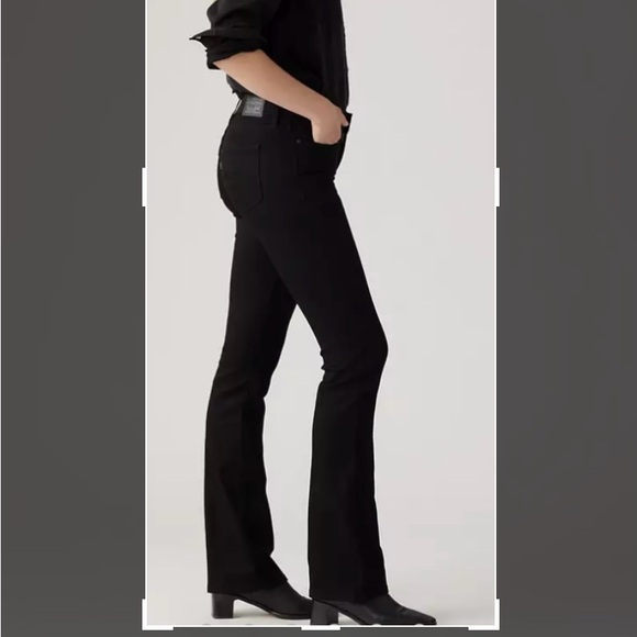 Levi's Denim - Levis 315 Shaping Bootcut Women’s black stretch high rise jean